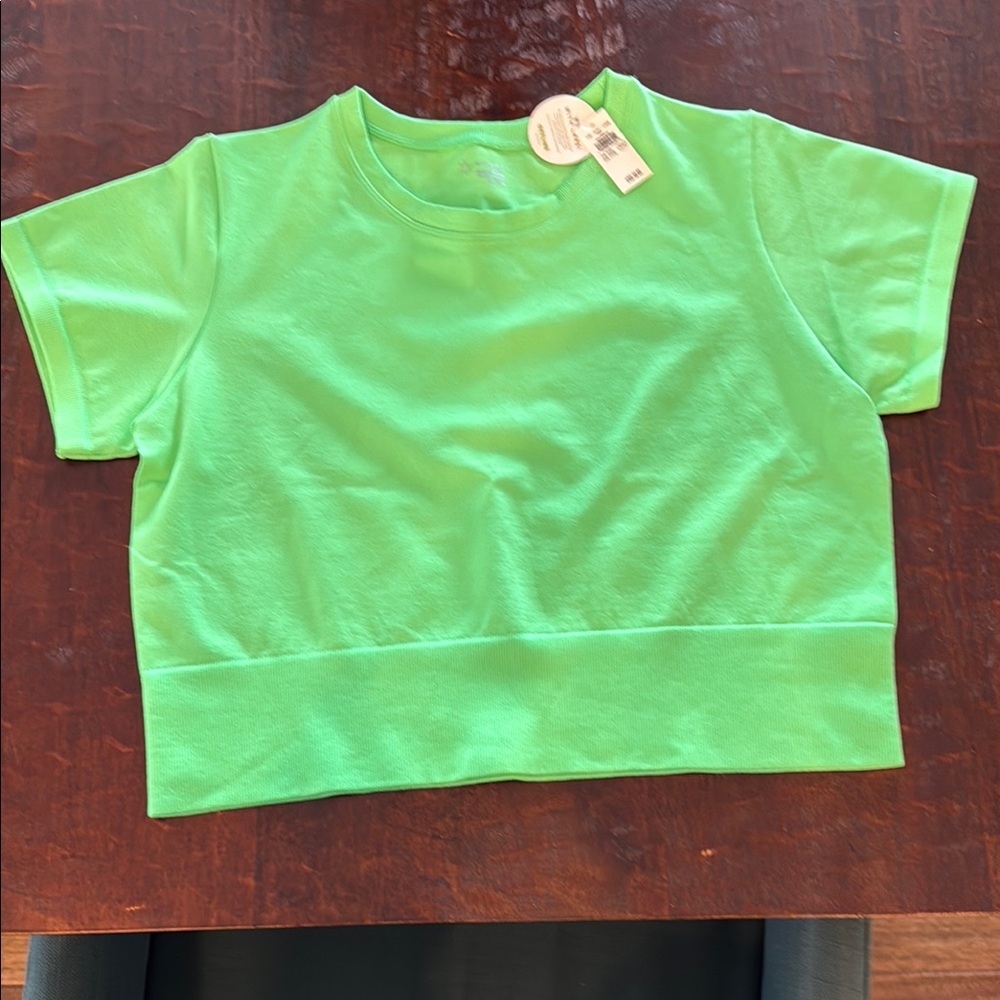 Offline by Aerie Sidewalk Seamless Cropped T-Shirt